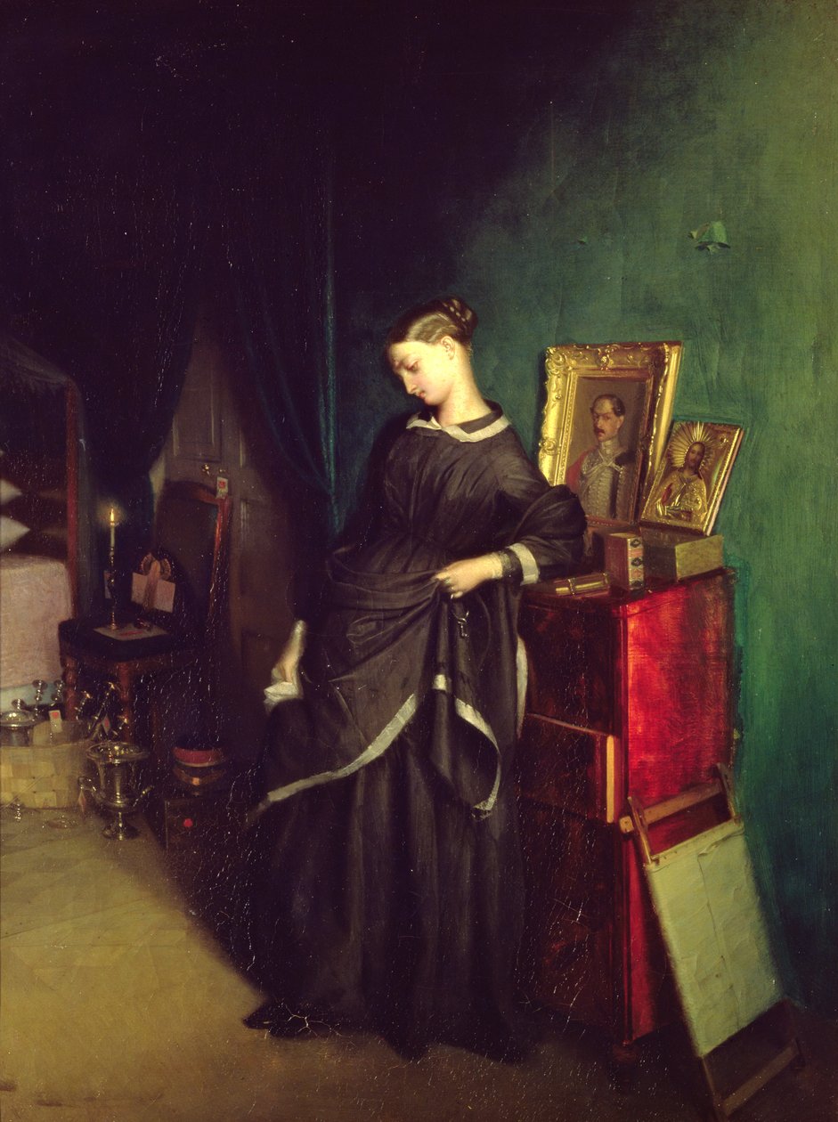 La Veuve, vers 1850 - Pavel Andreevich Fedotov