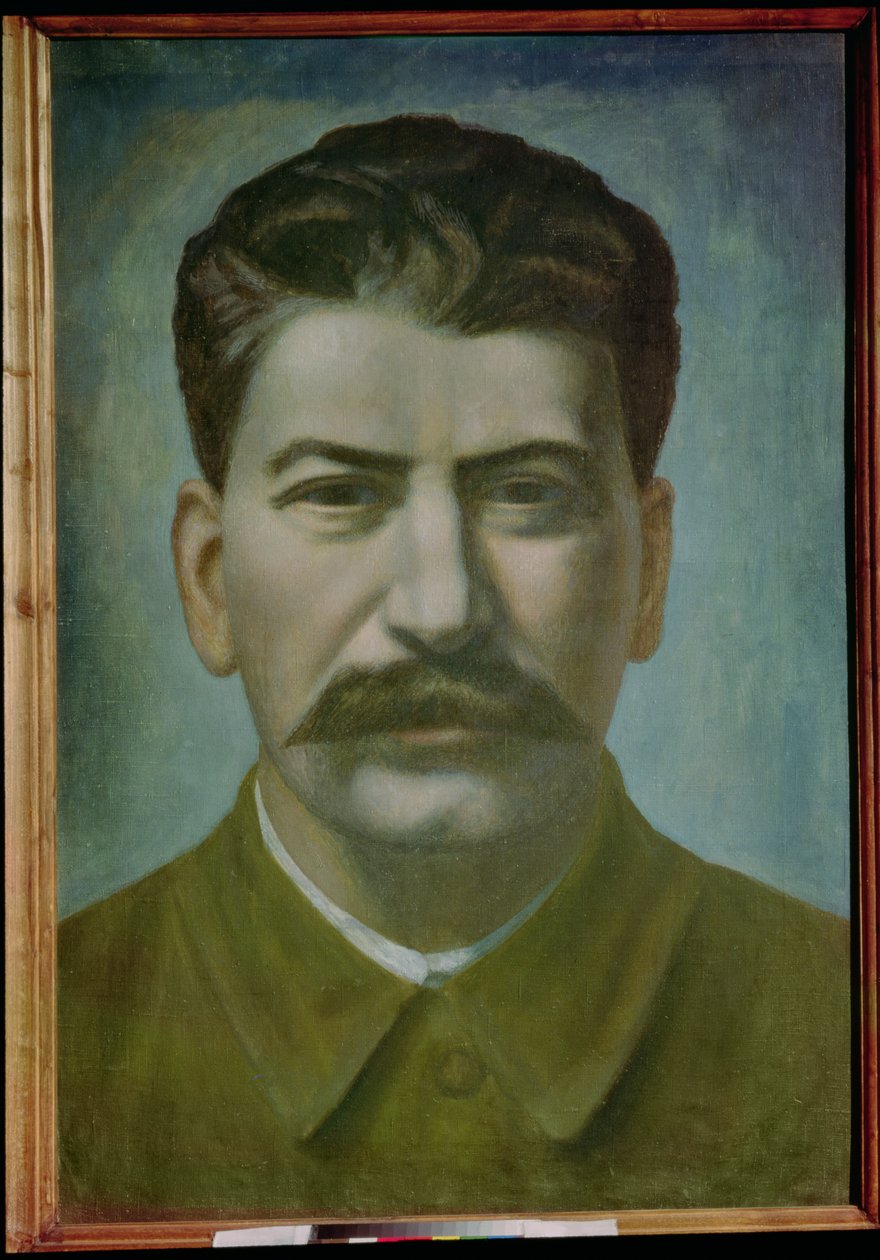 Portrait de Joseph Staline (Iosif Vissarionovich Dzhugashvili) 1936 - Pawel Nikolajewitsch Filonow