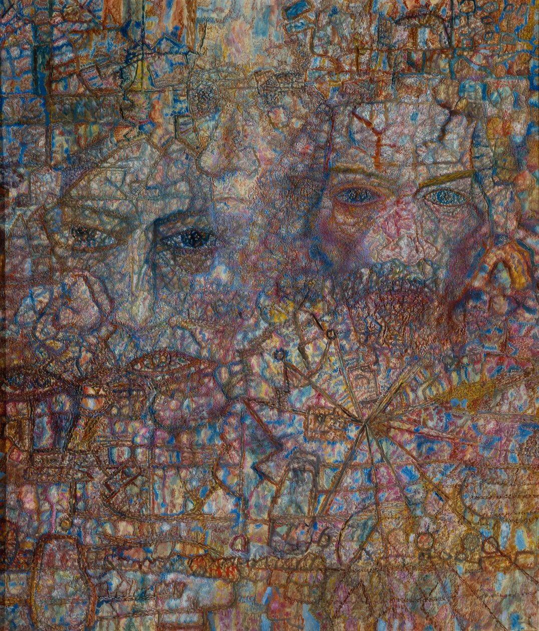 Visages, 1940 - Pavel Nikolayevich Filonov