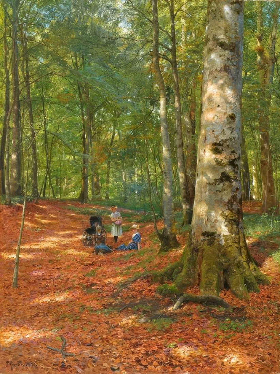 P.Mönsted, Dans la clairière - Peder Monsted