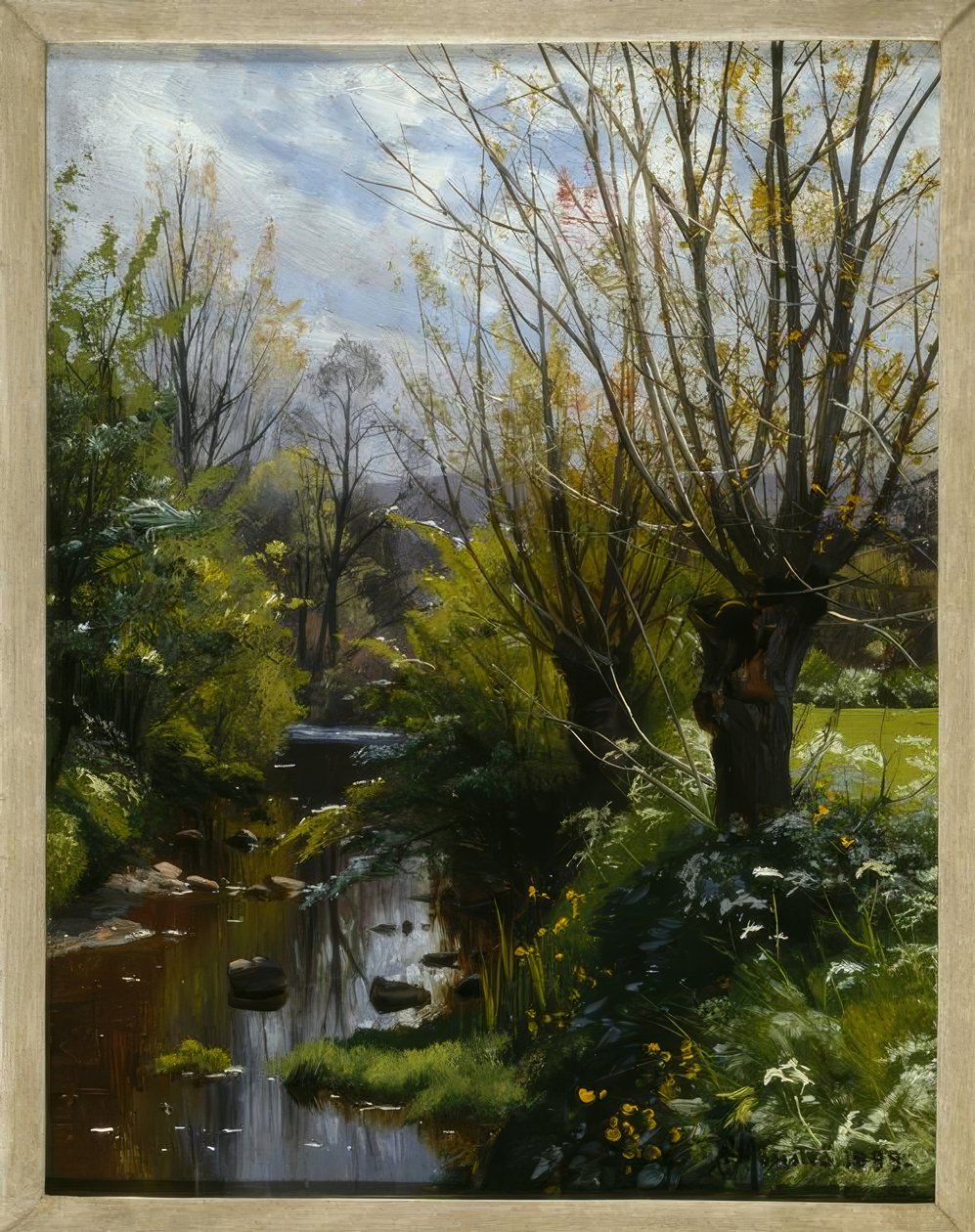 Ruisseau forestier - Peder Monsted