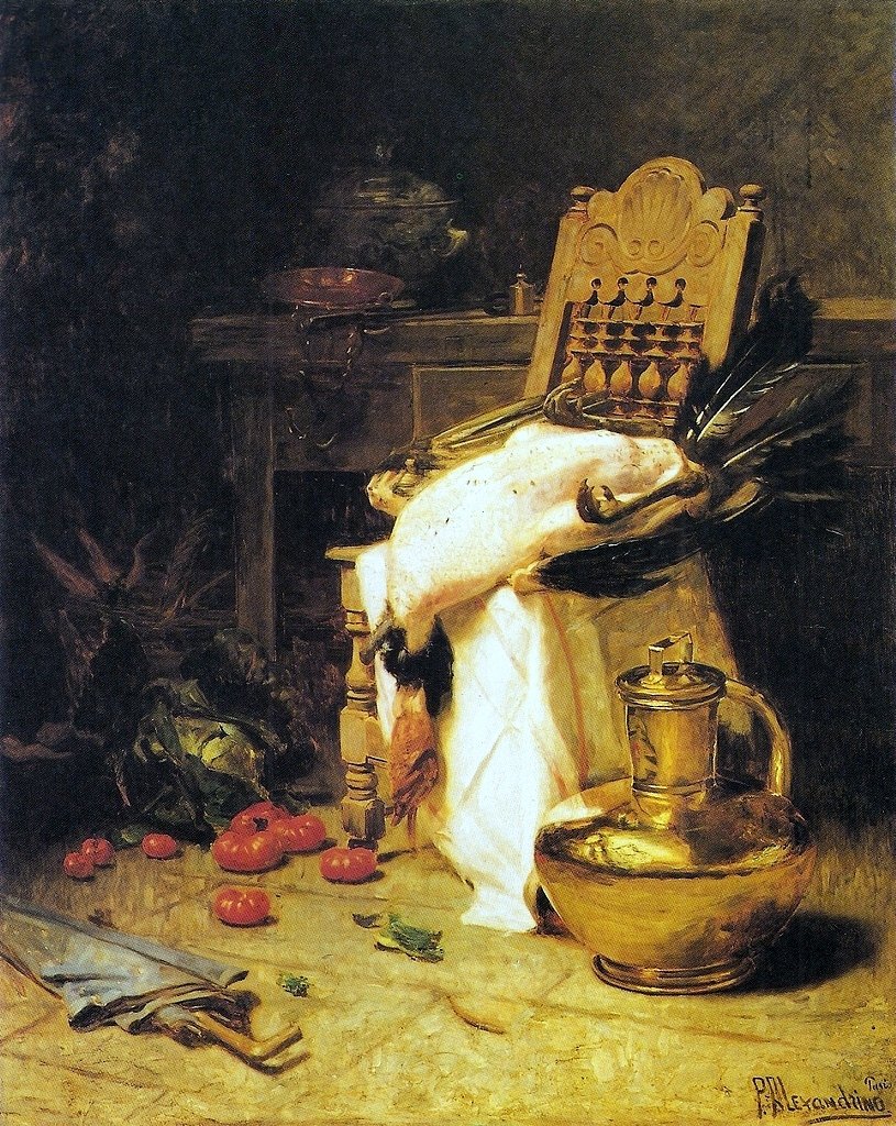 Dinde plumée - Pedro Alexandrino Borges
