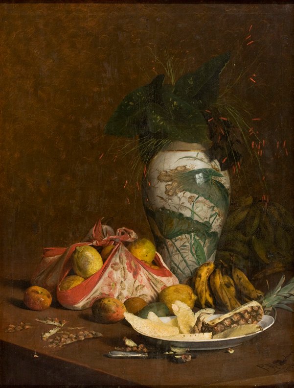 Nature morte avec vase et fruits - Pedro Alexandrino Borges