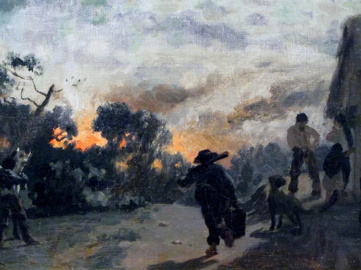 Incendie dans la forêt - Pedro Lira