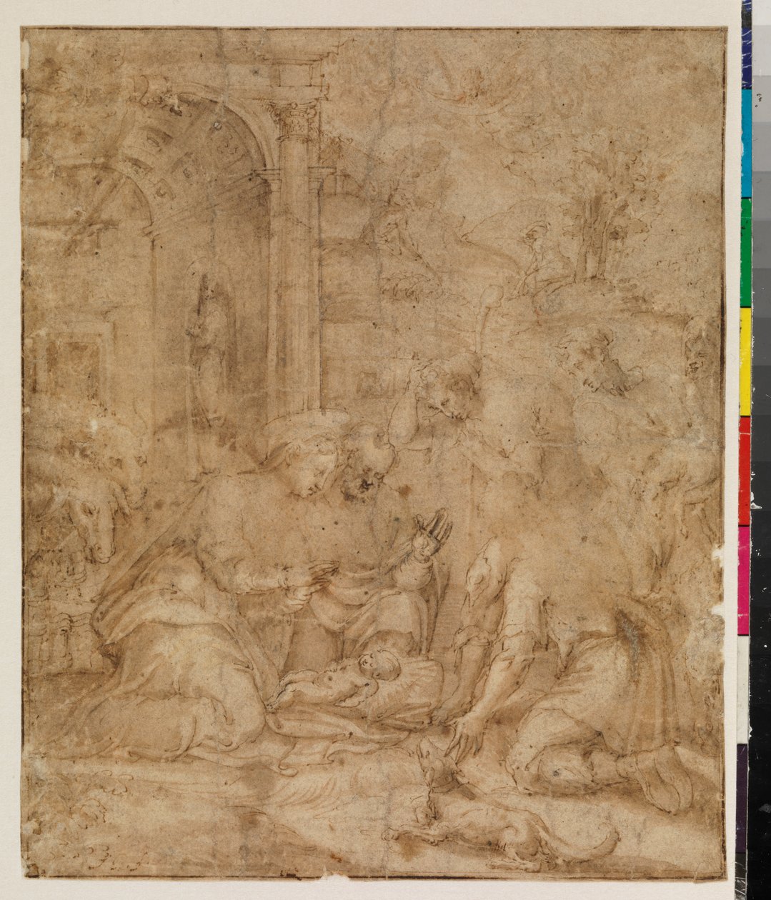 Adoration des bergers - Pedro de (attr.to) Campaña