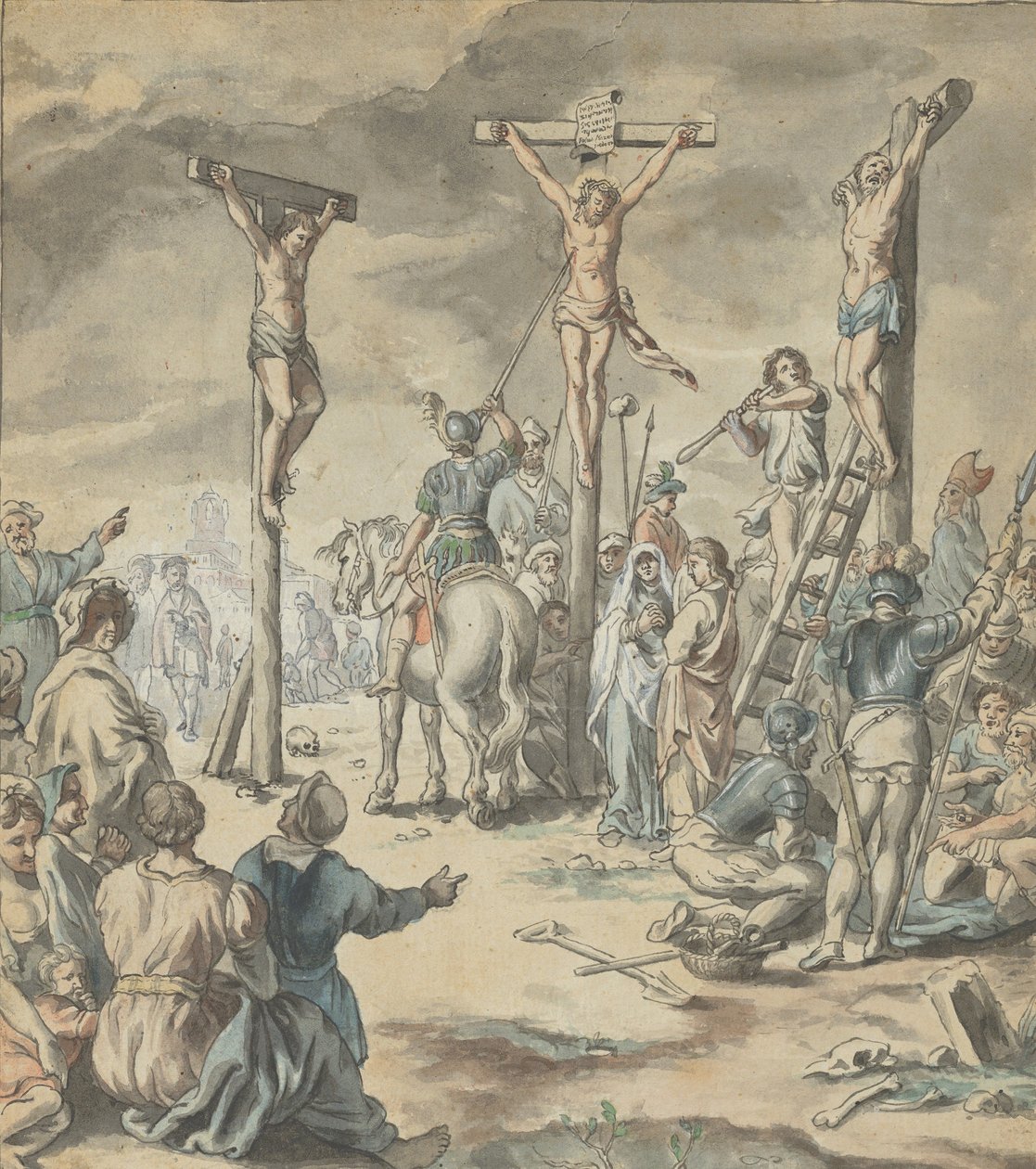 La crucifixion du Christ, fin du XVIIIe siècle - Pehr Hörberg