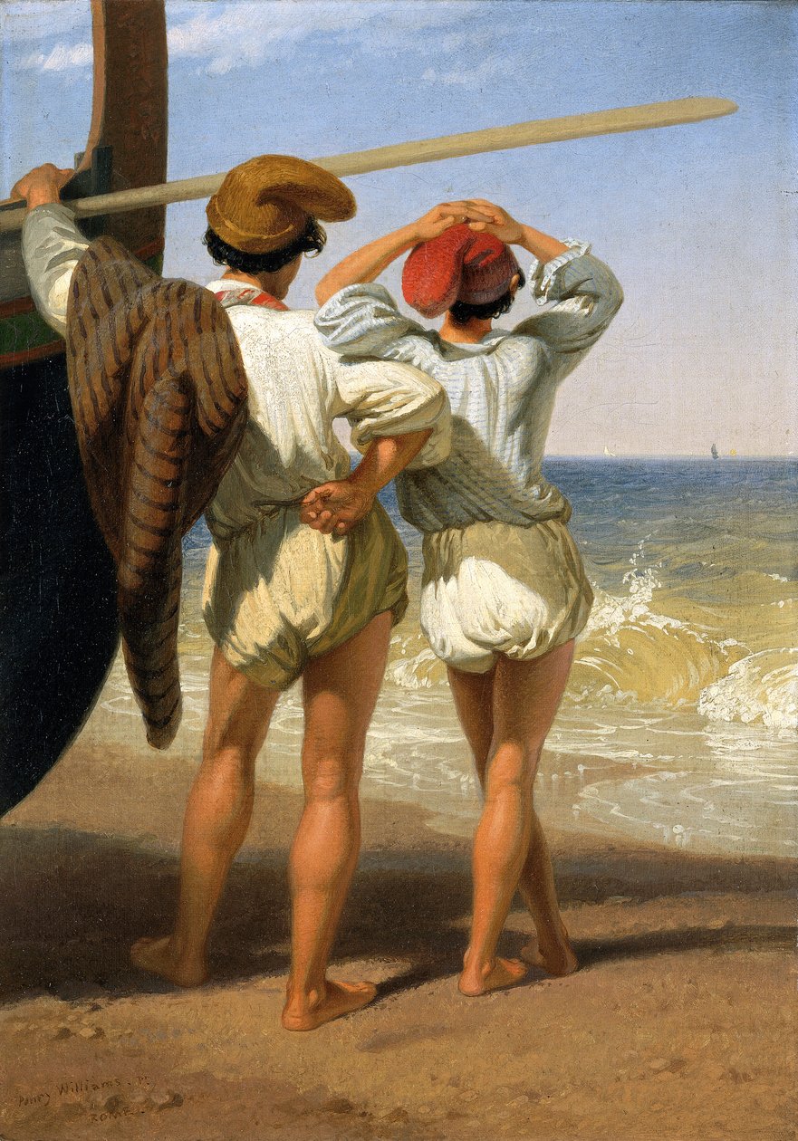 Garçons pêcheurs - Penry Williams