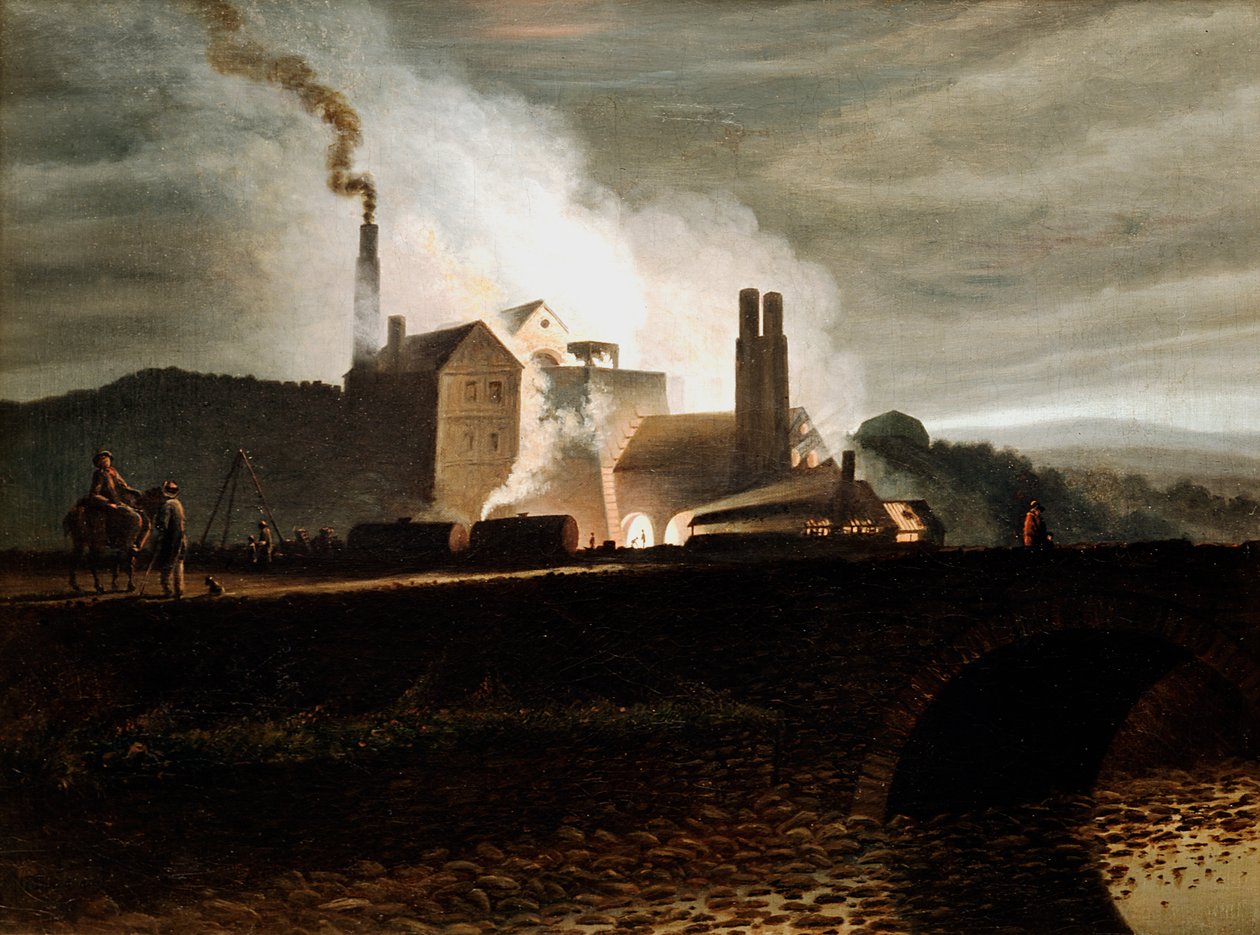 Paysage industriel, Pays de Galles, 19e siècle - Penry Williams