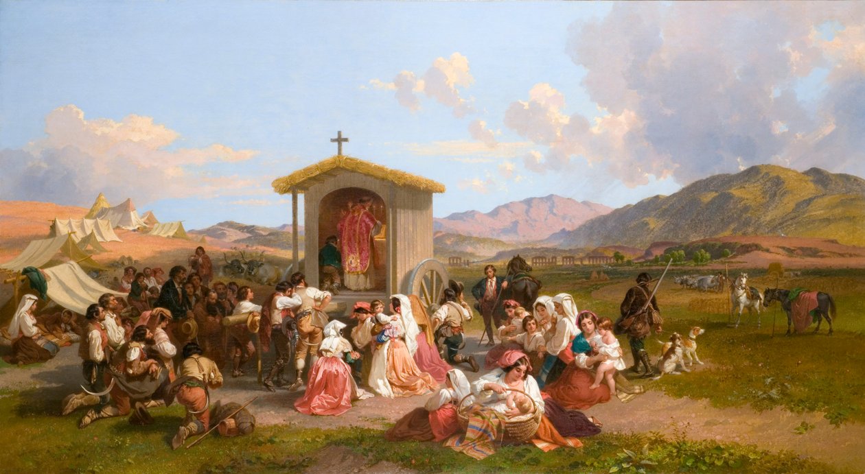 Messe pour les moissonneurs, 1820-1885 - Penry Williams