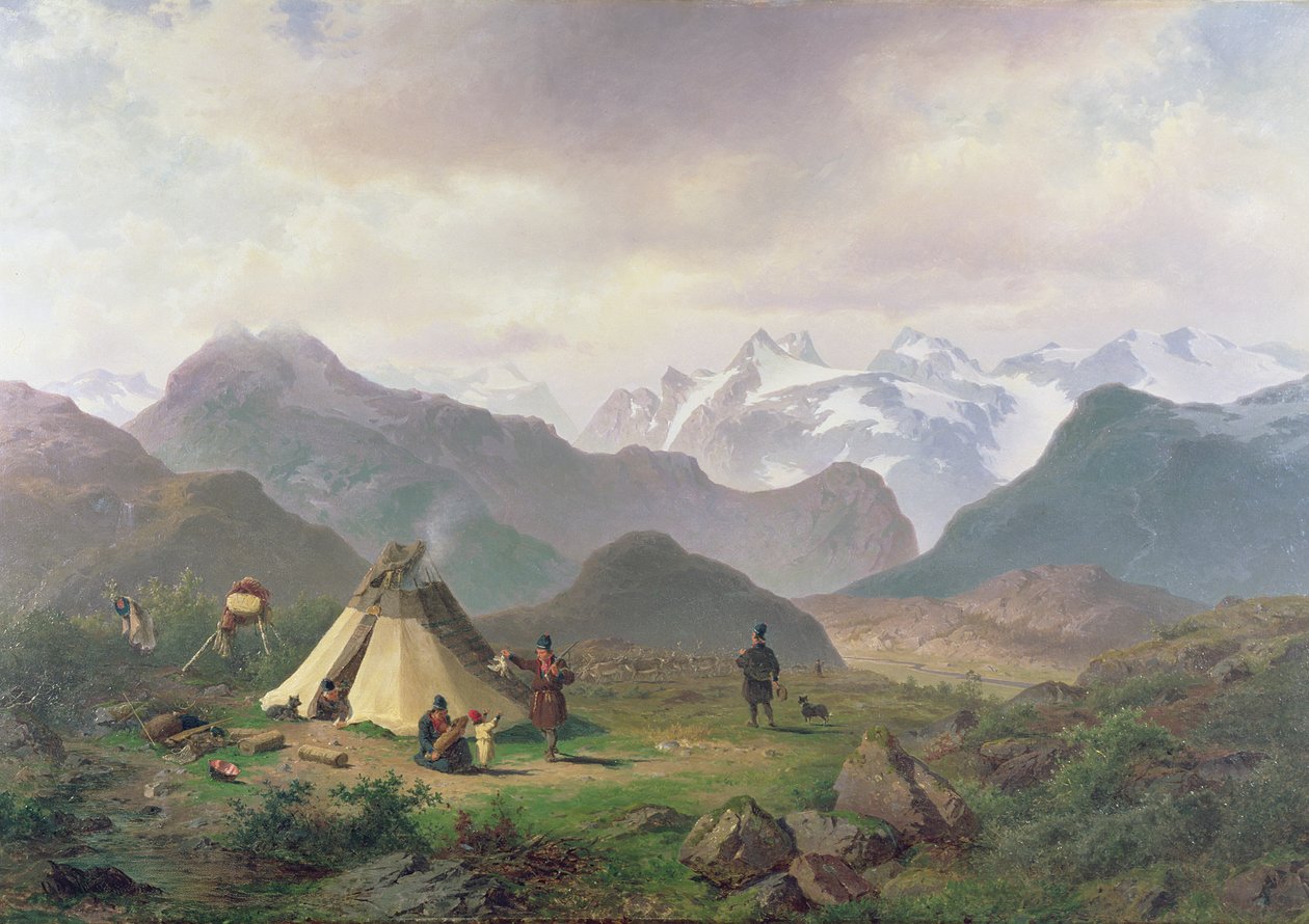 Motif de Kvikkjokk, 1862 - Per Daniel Holm
