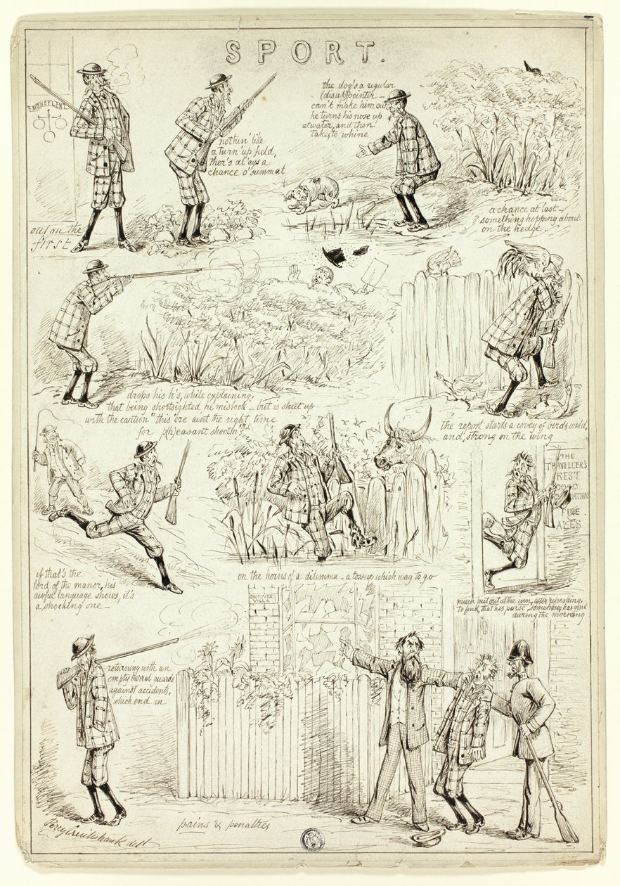 Le sport - Percy Cruikshank