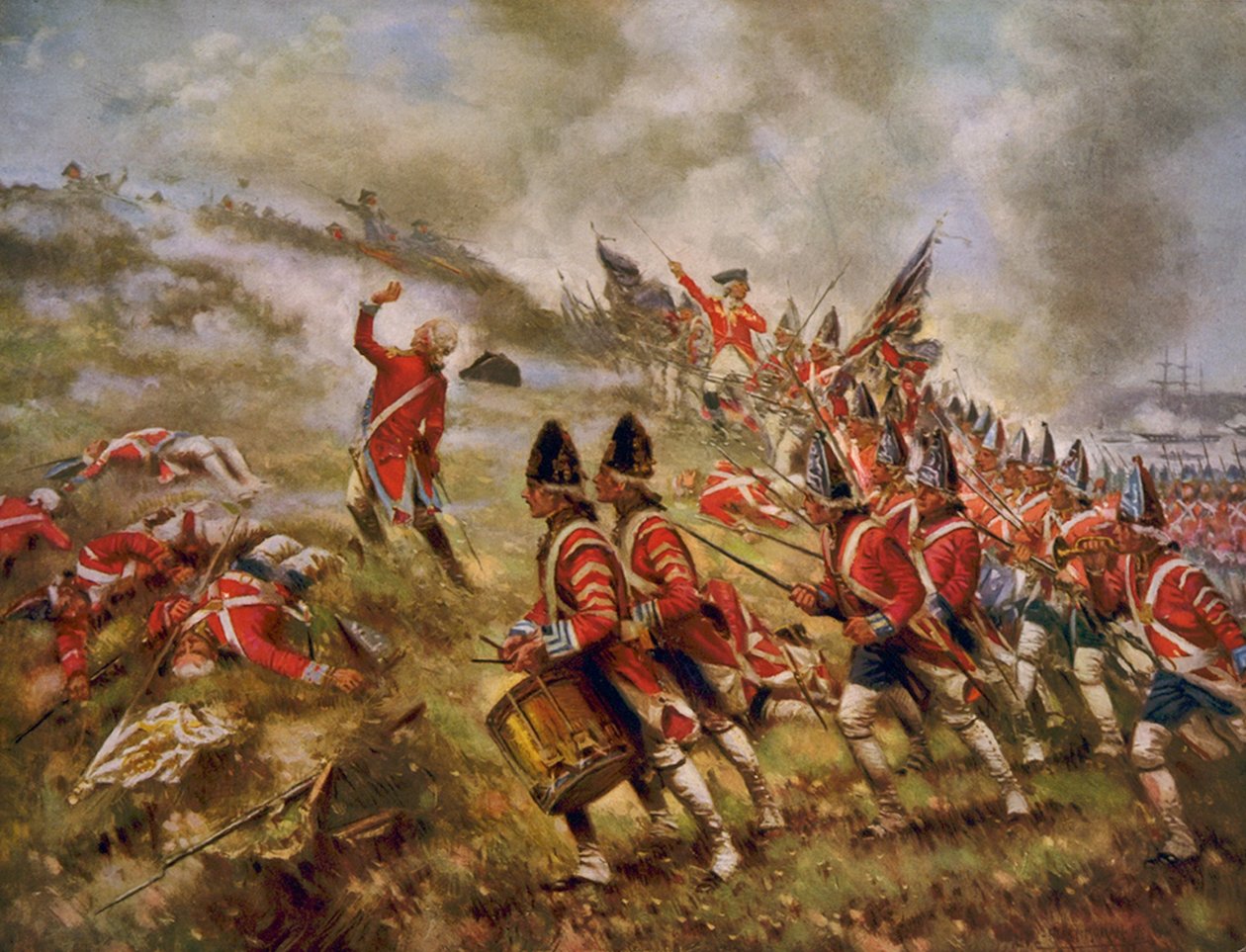 Bataille de Bunker Hill - Percy Moran
