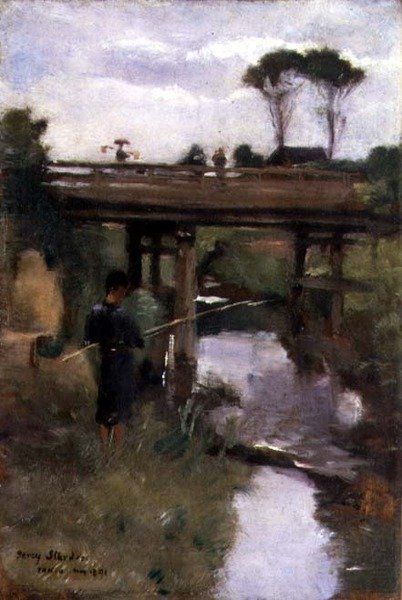 Garçon pêcheur, Tokyo, mai 1891 - Percy Sturdee