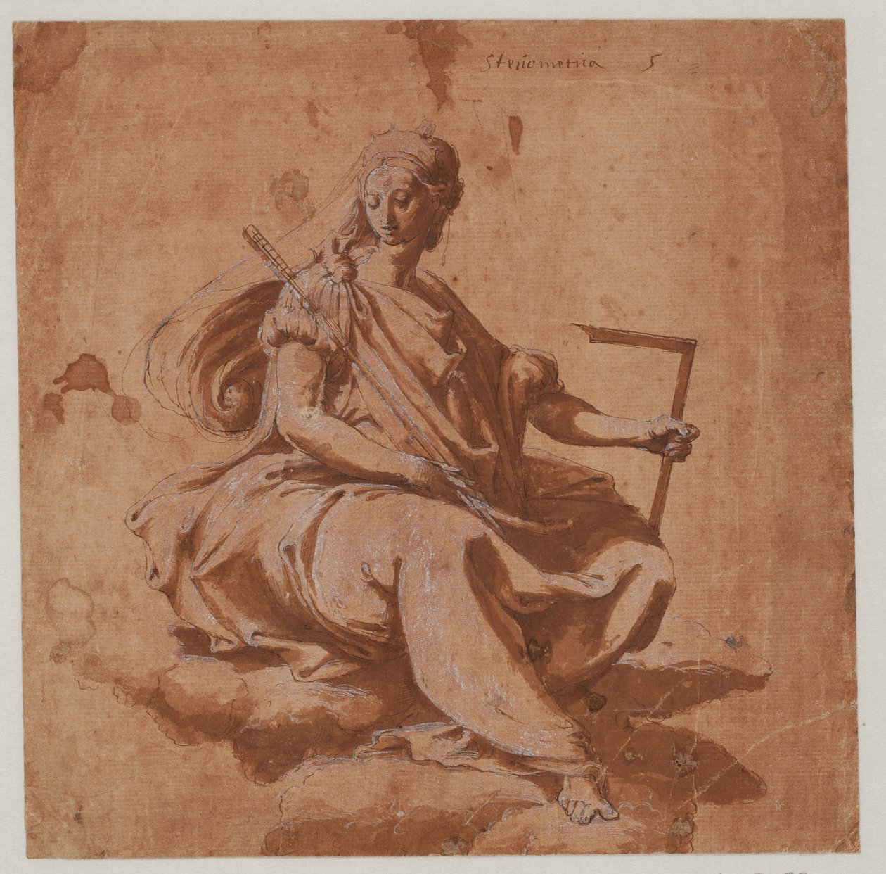 Personnification de la stéréométrie - Perino del Vaga