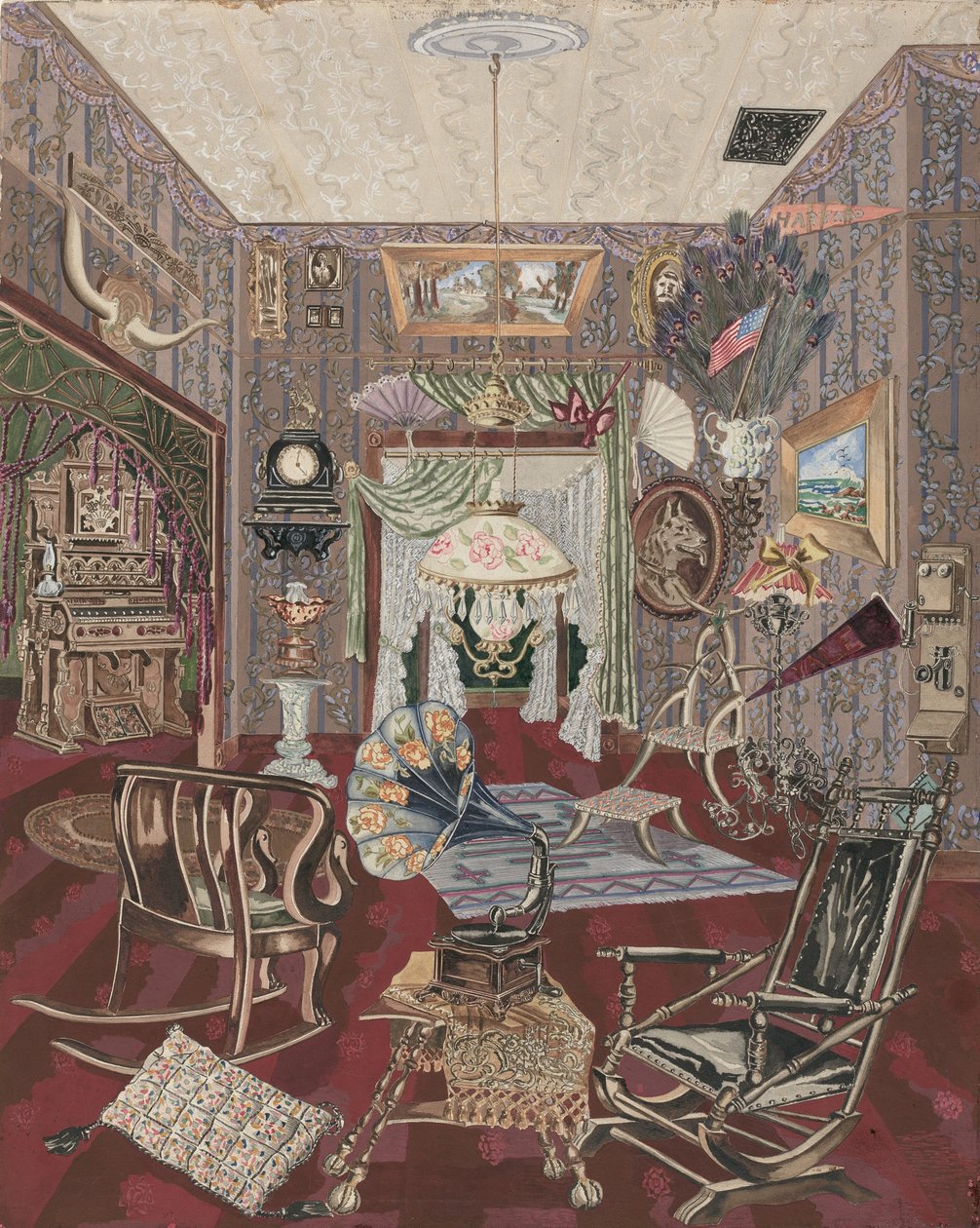 Salle de séjour, 1935-1942 - Perkins Harnly