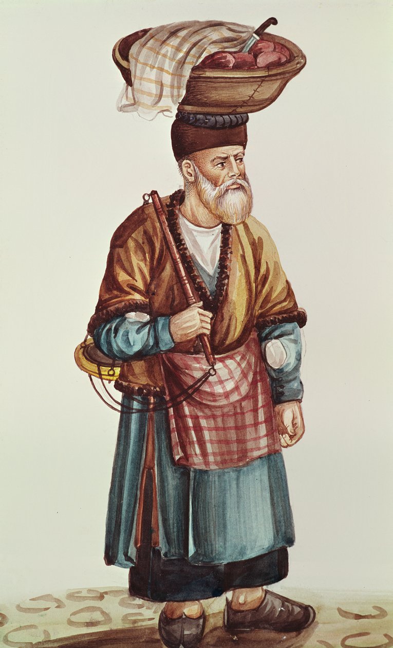Le vendeur ambulant - Persian School