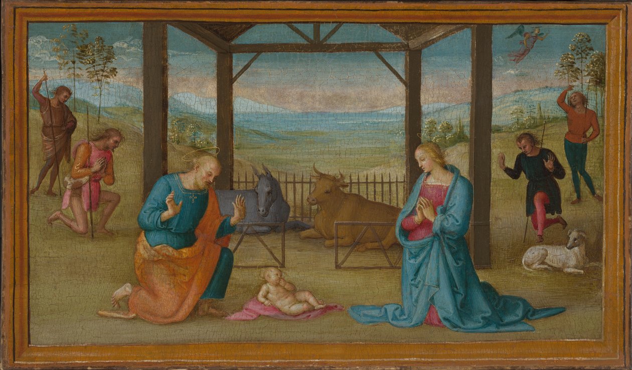 La Nativité - Perugino