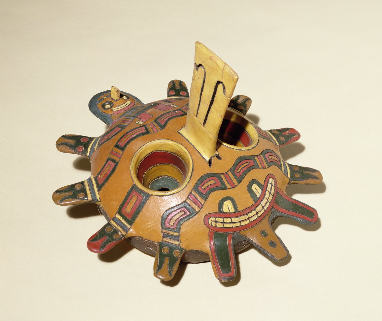 Masque funéraire, de Paracas, 300 av. J.-C.-1 apr. J.-C. - Peruvian School