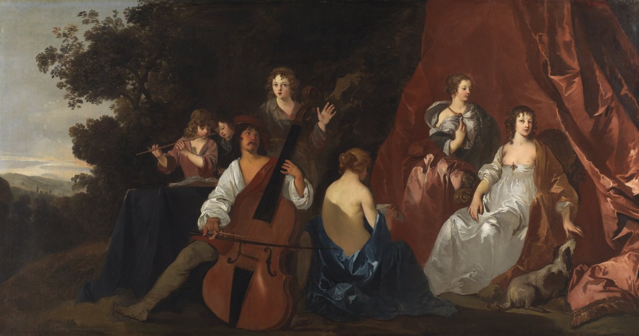 Le Concert (Lely et sa famille) 1640-49 - Peter Lely
