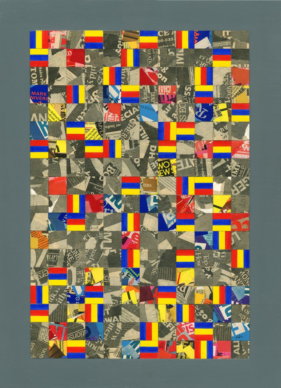 Temps...Ordre...Chaos. 1984, Collage - Peter McClure