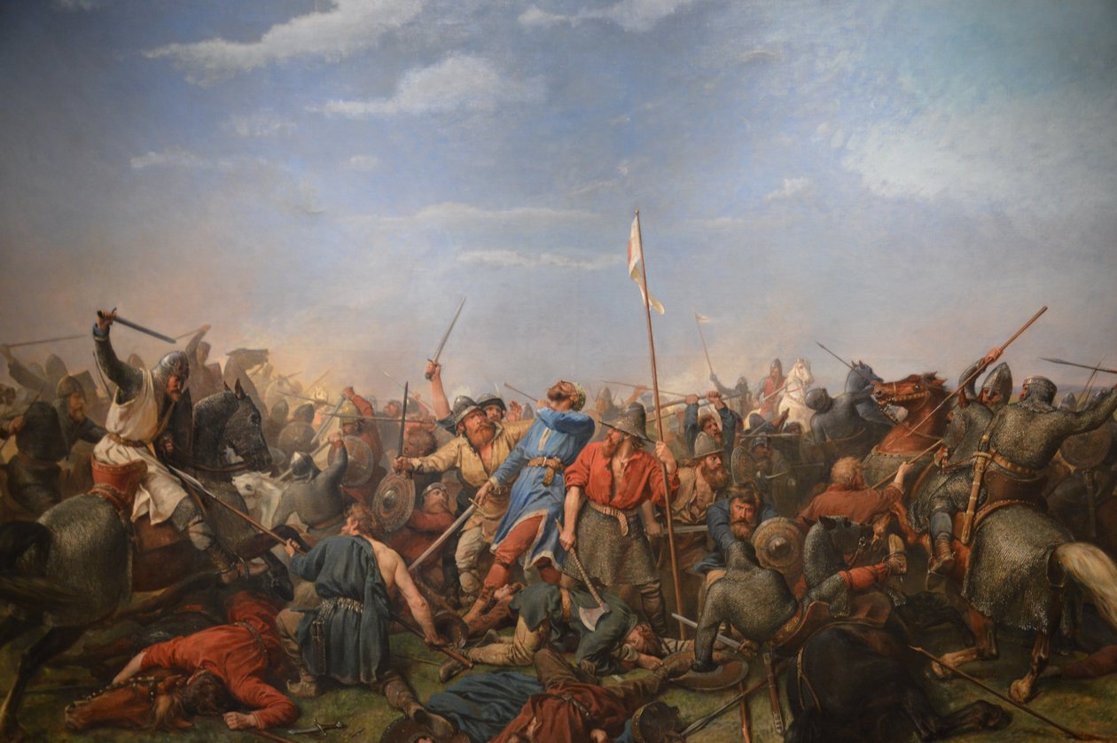 La bataille de Stamford Bridge - Peter Nicolai Arbo