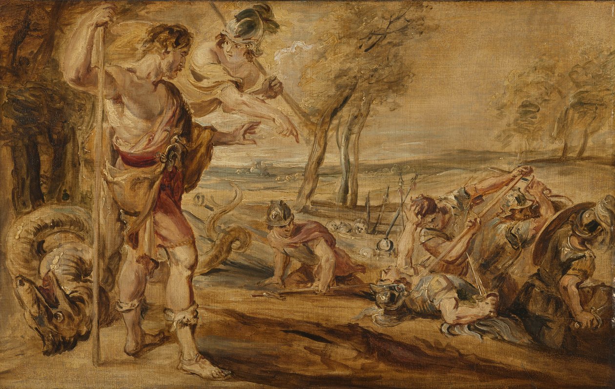 Cadmus semant les dents du dragon - Peter Paul Rubens