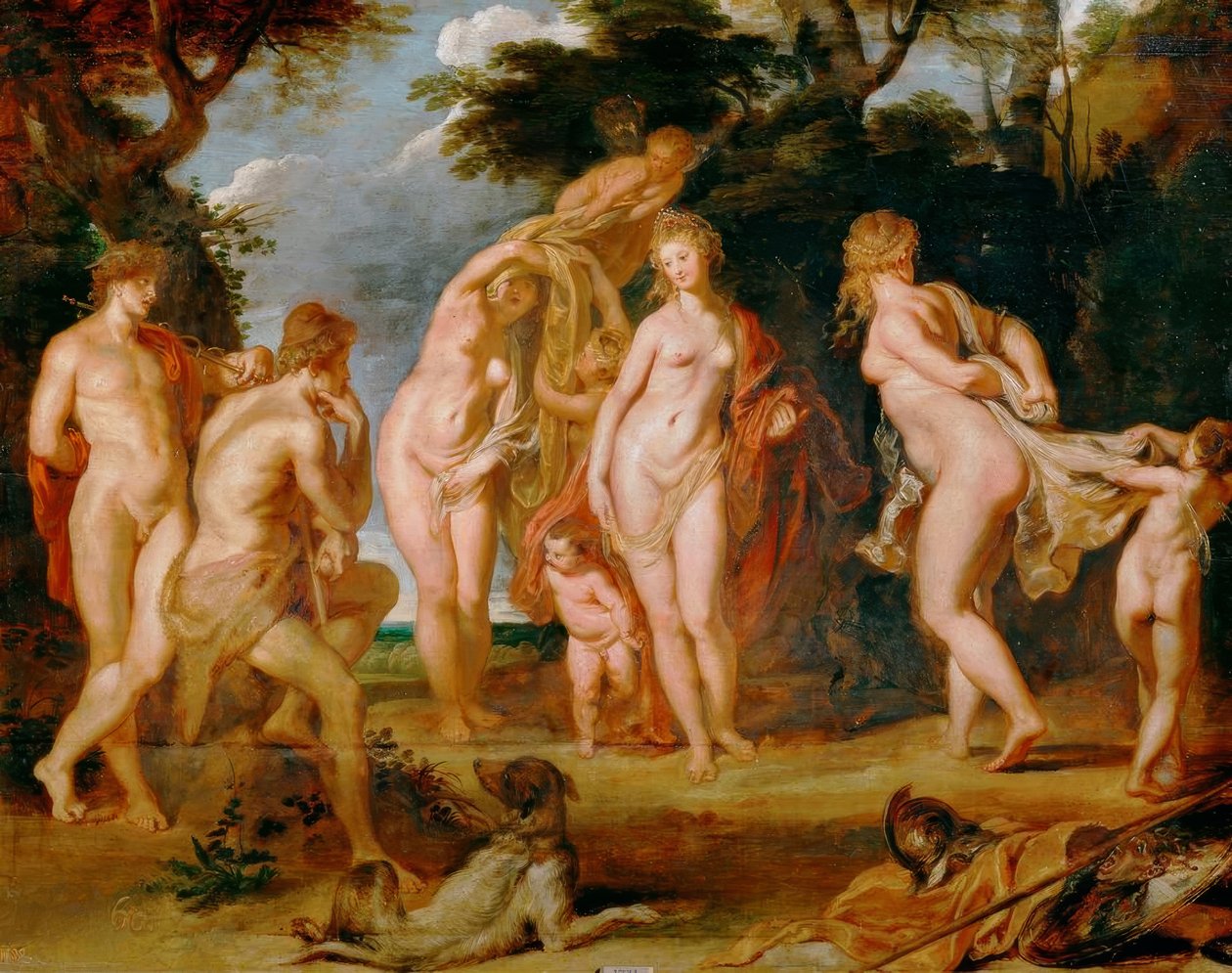 Le jugement de Pâris - Peter Paul Rubens