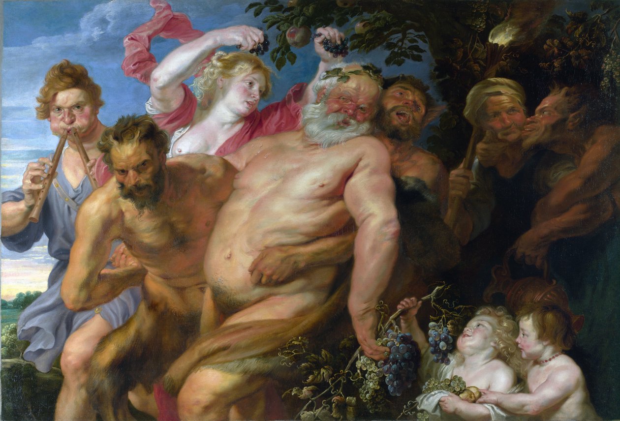 Silenus Ivre Soutenu par des Satyres, c.1620 - Peter Paul Rubens