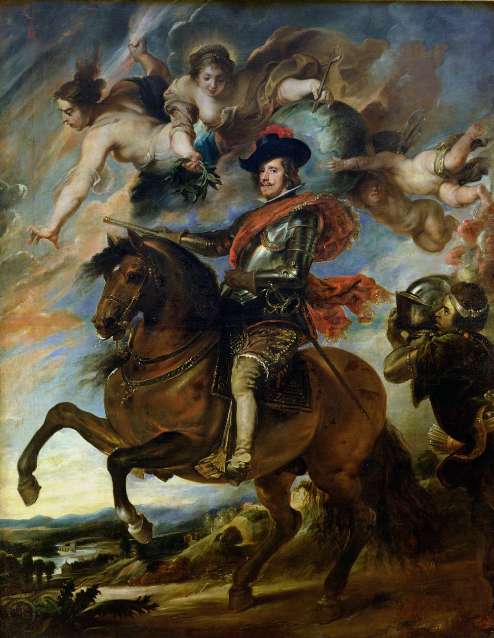 Portrait équestre du roi Philippe IV d