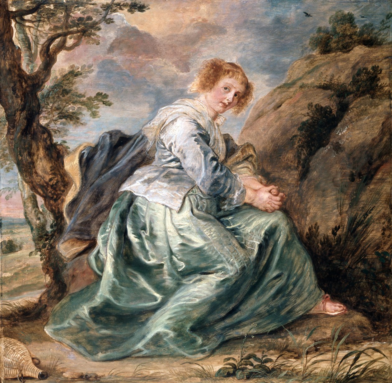 Agar dans le désert - Peter Paul Rubens