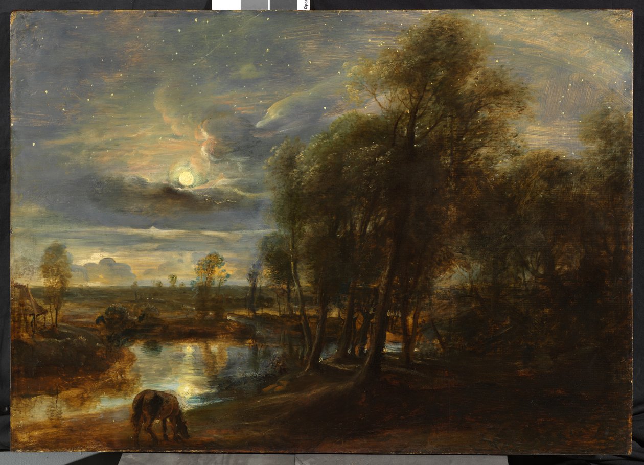 Paysage au clair de lune, vers 1635-40 - Peter Paul Rubens