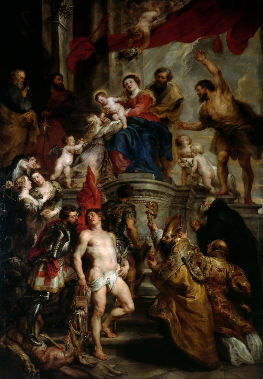 Madone en majesté avec l