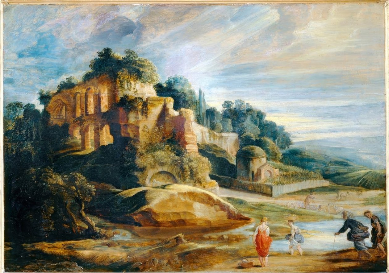 Paysage avec les ruines du mont Palatin à Rome - Peter Paul Rubens