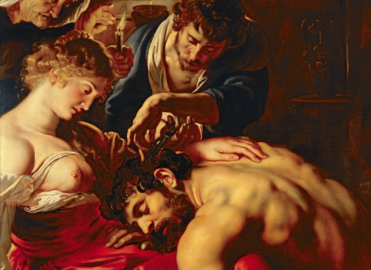 Samson et Dalila, vers 1609 (détail) - Peter Paul Rubens