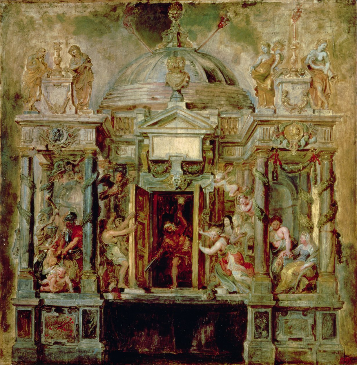 Temple de Janus, années 1630 - Peter Paul Rubens