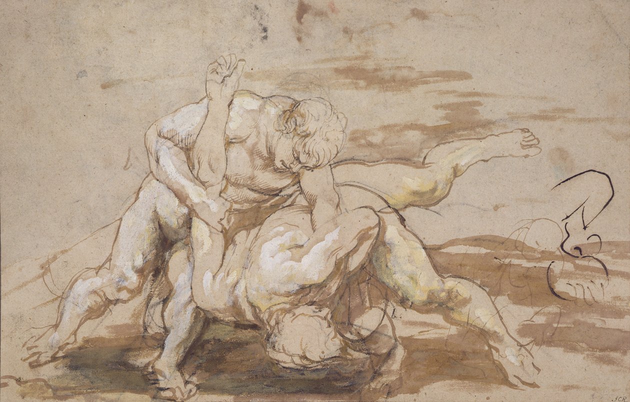 Deux hommes en lutte - Peter Paul Rubens