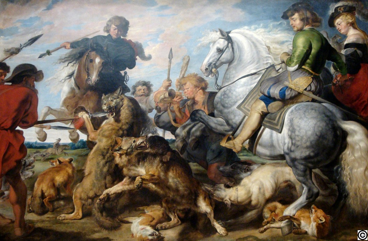 Chasse au loup et au renard - Peter Paul Rubens