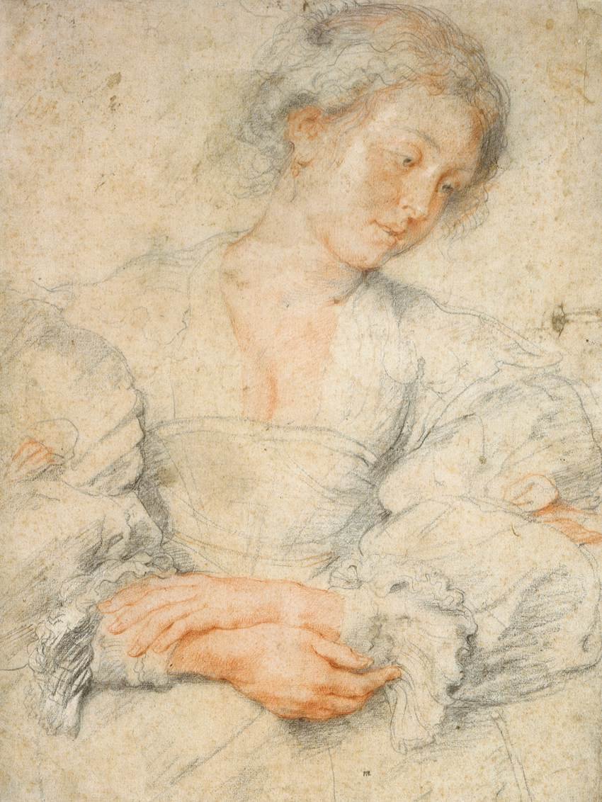 Jeune femme aux mains jointes - Peter Paul Rubens
