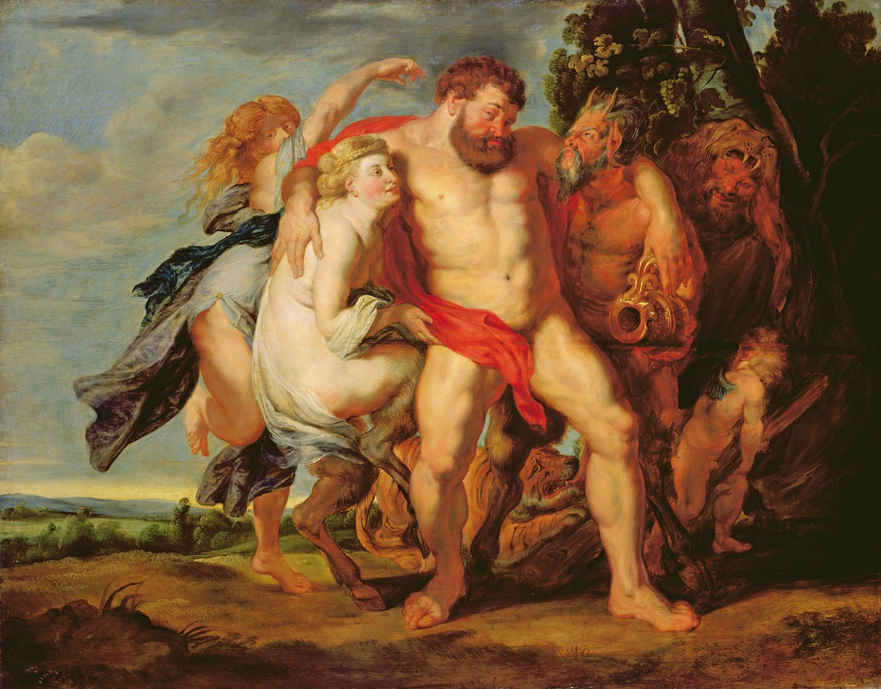 Hercule ivre - Peter Paul studio of Rubens