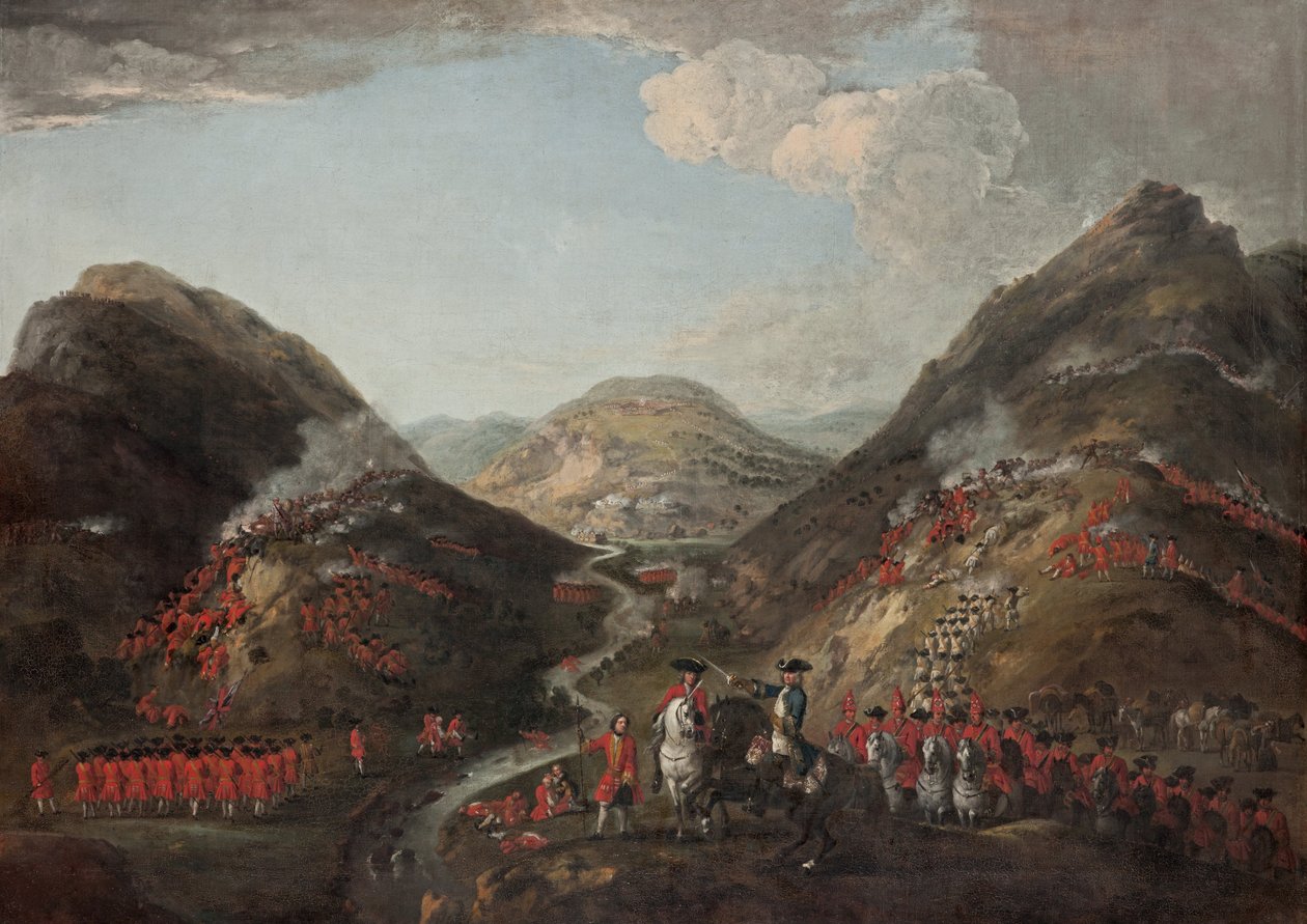 La Bataille de Glenshiel 1719 - Peter Tillemans
