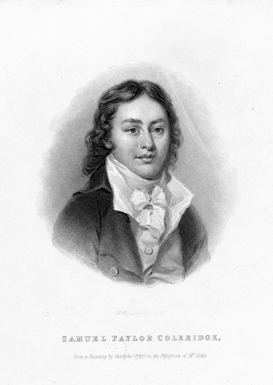 Samuel Taylor Coleridge, gravé par Richard Woodman - Peter van Dyke