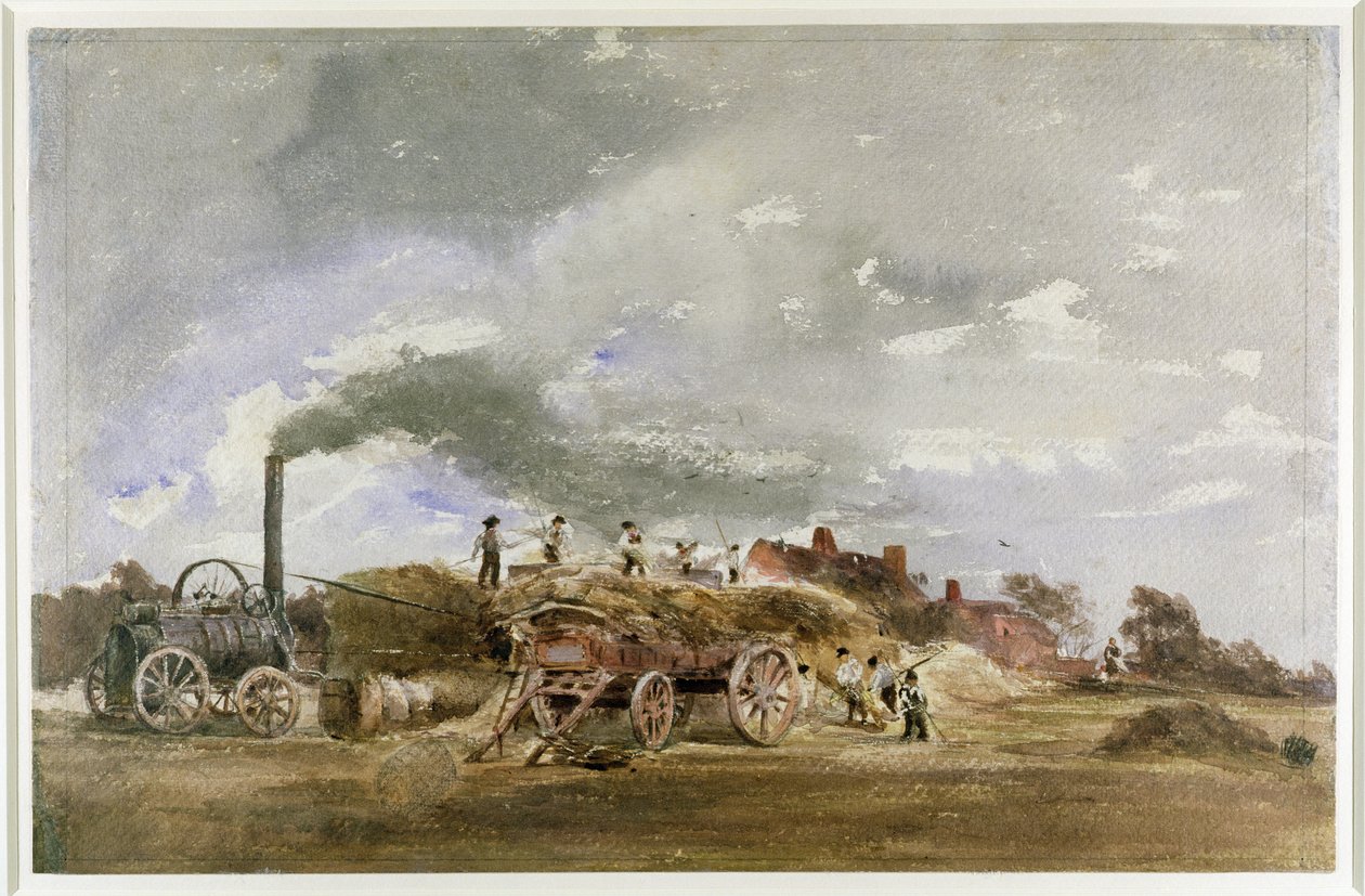 Battage du maïs - Peter de Wint