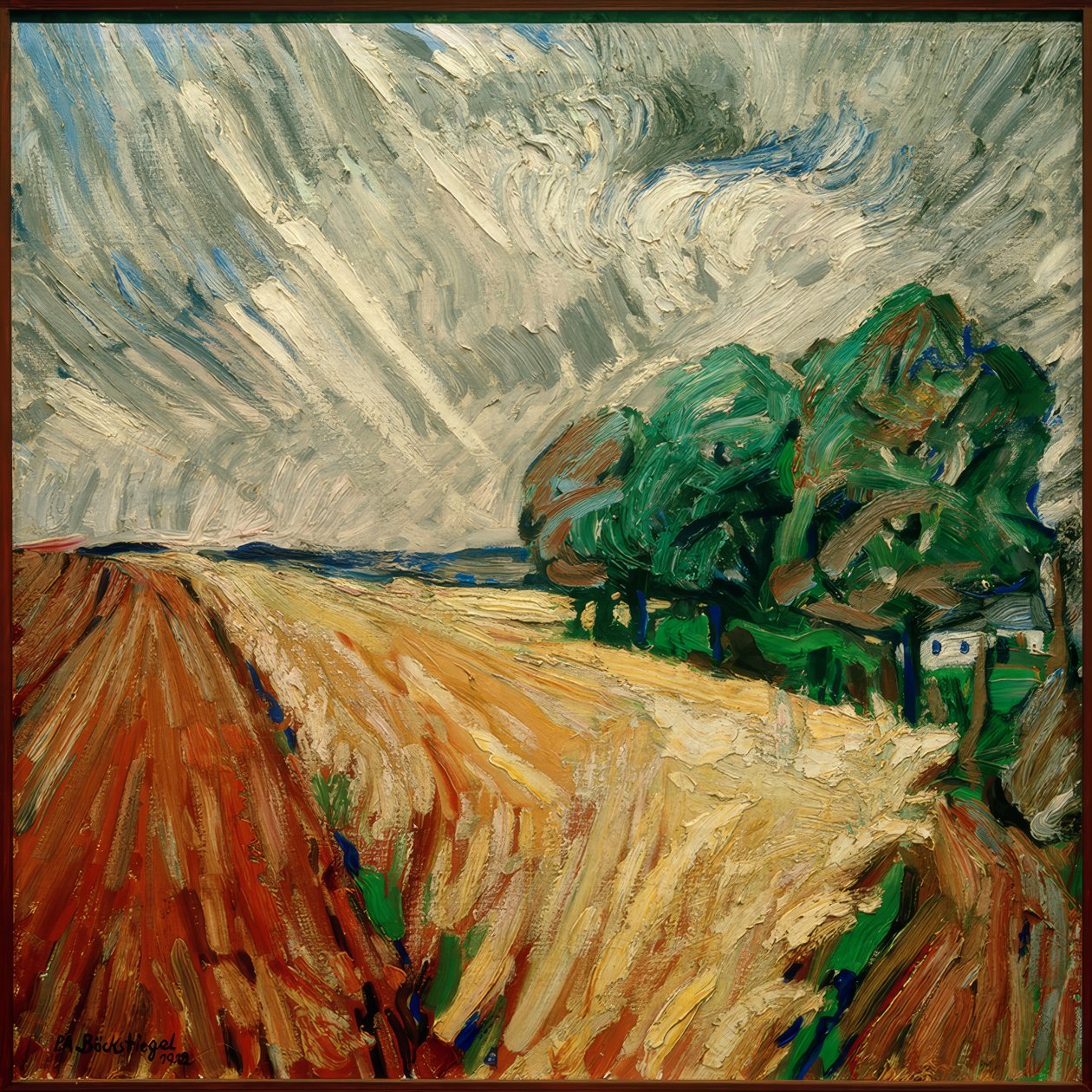 Après la pluie (Paysage) - Peter August Böckstiegel