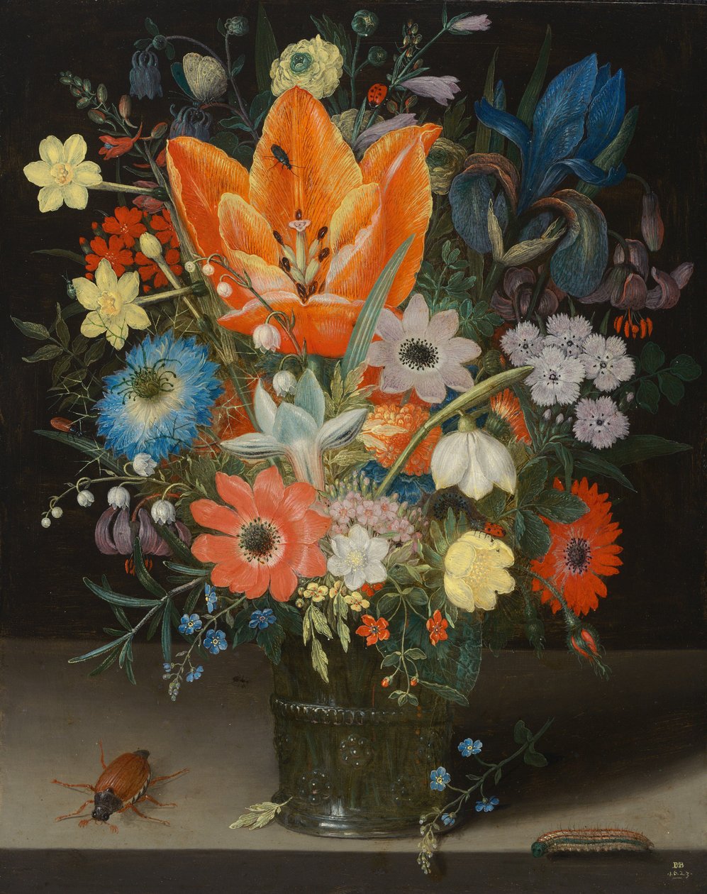 Nature morte avec iris - Peter Binoit