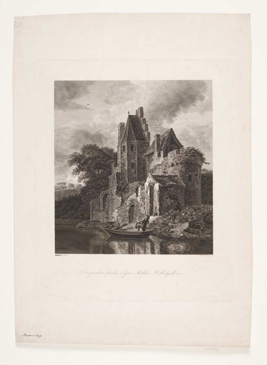 Ruines du château au bord d