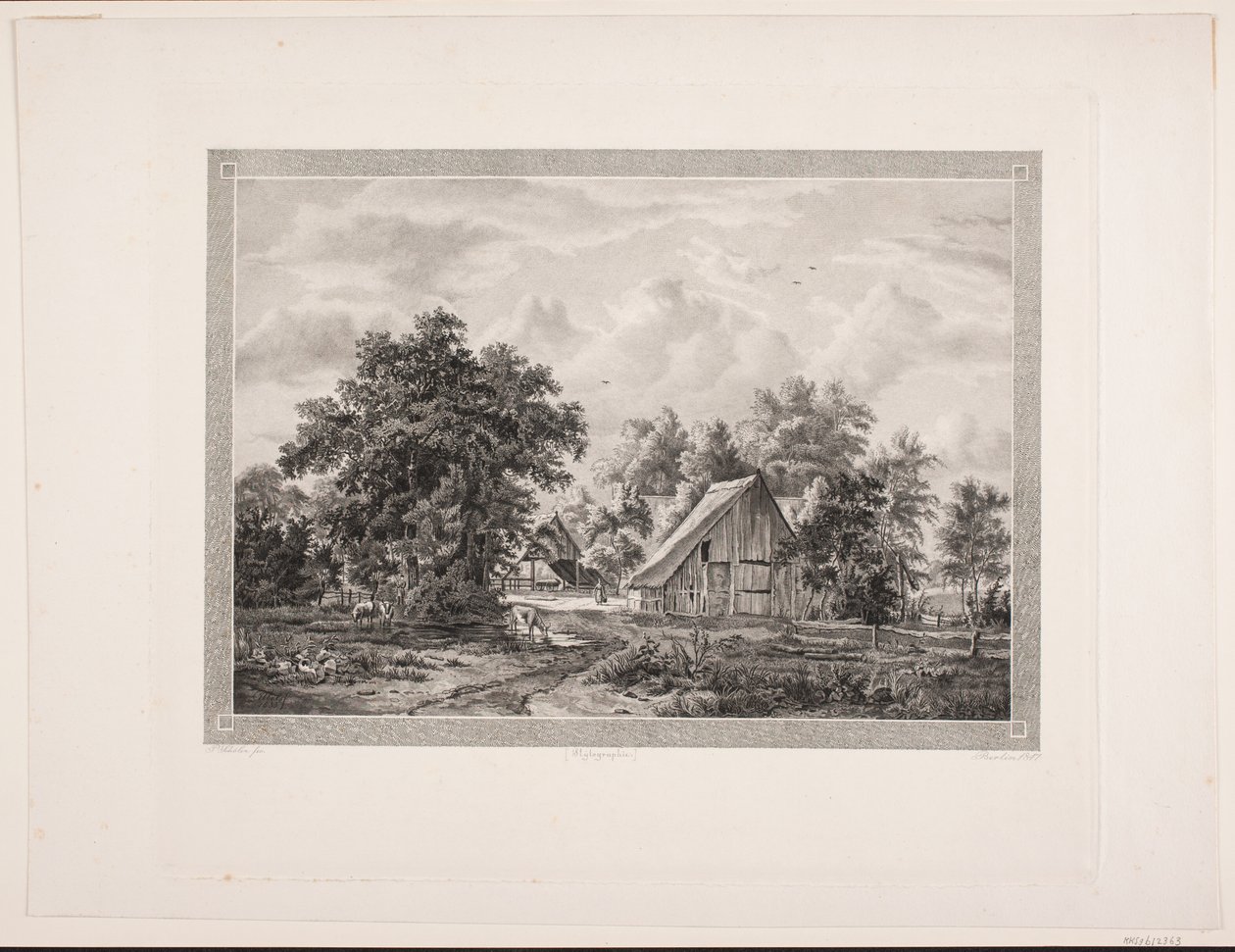 En bondegård - Peter Christian Schøler
