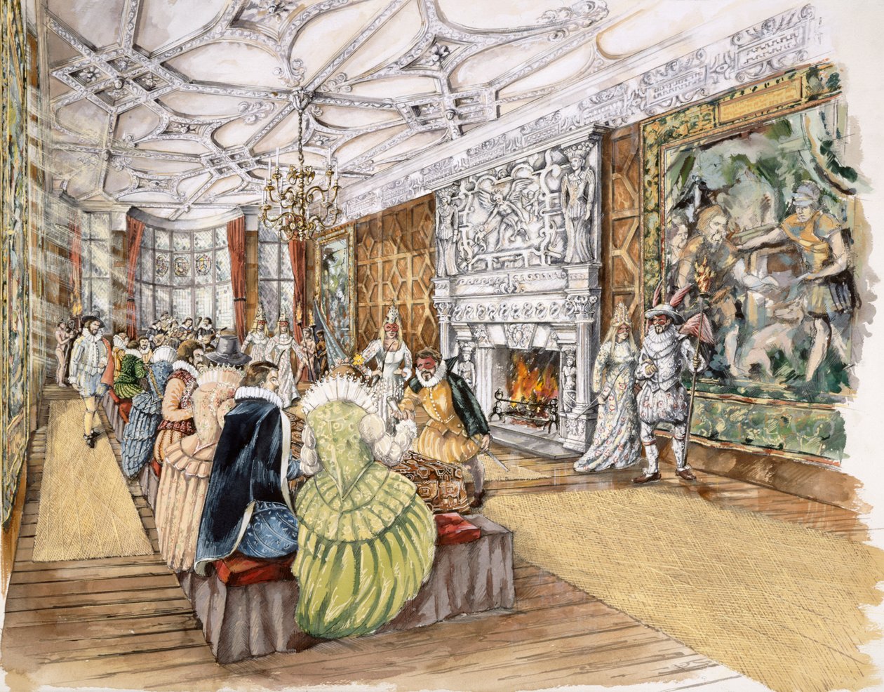 Château de Berry Pomeroy, vers 1600, vers 1990-2010 - Peter Dunn