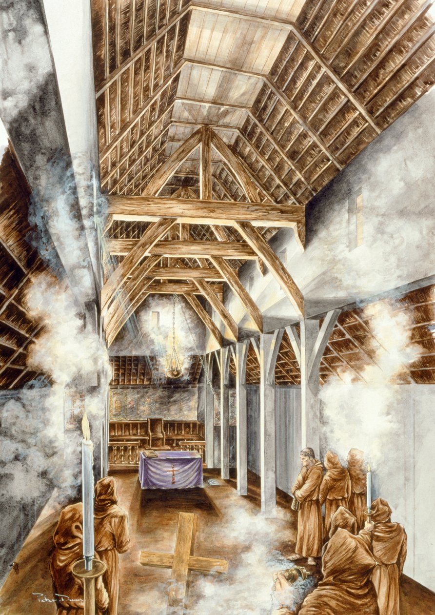 Prieuré de Lindisfarne, vers 652AD, vers 1990-2010 - Peter Dunn