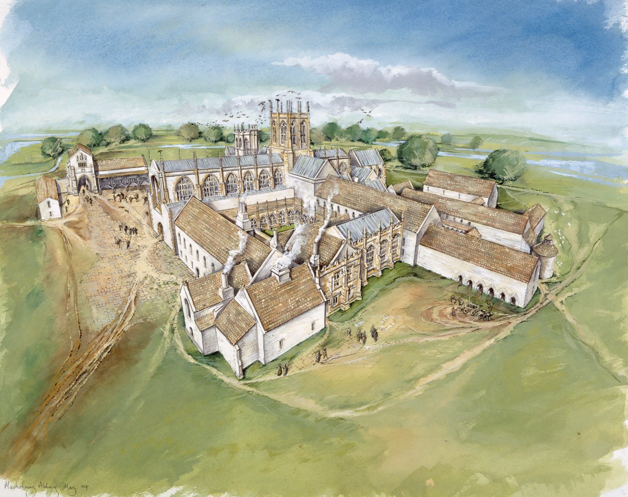 Abbaye de Muchelney - Peter Dunn