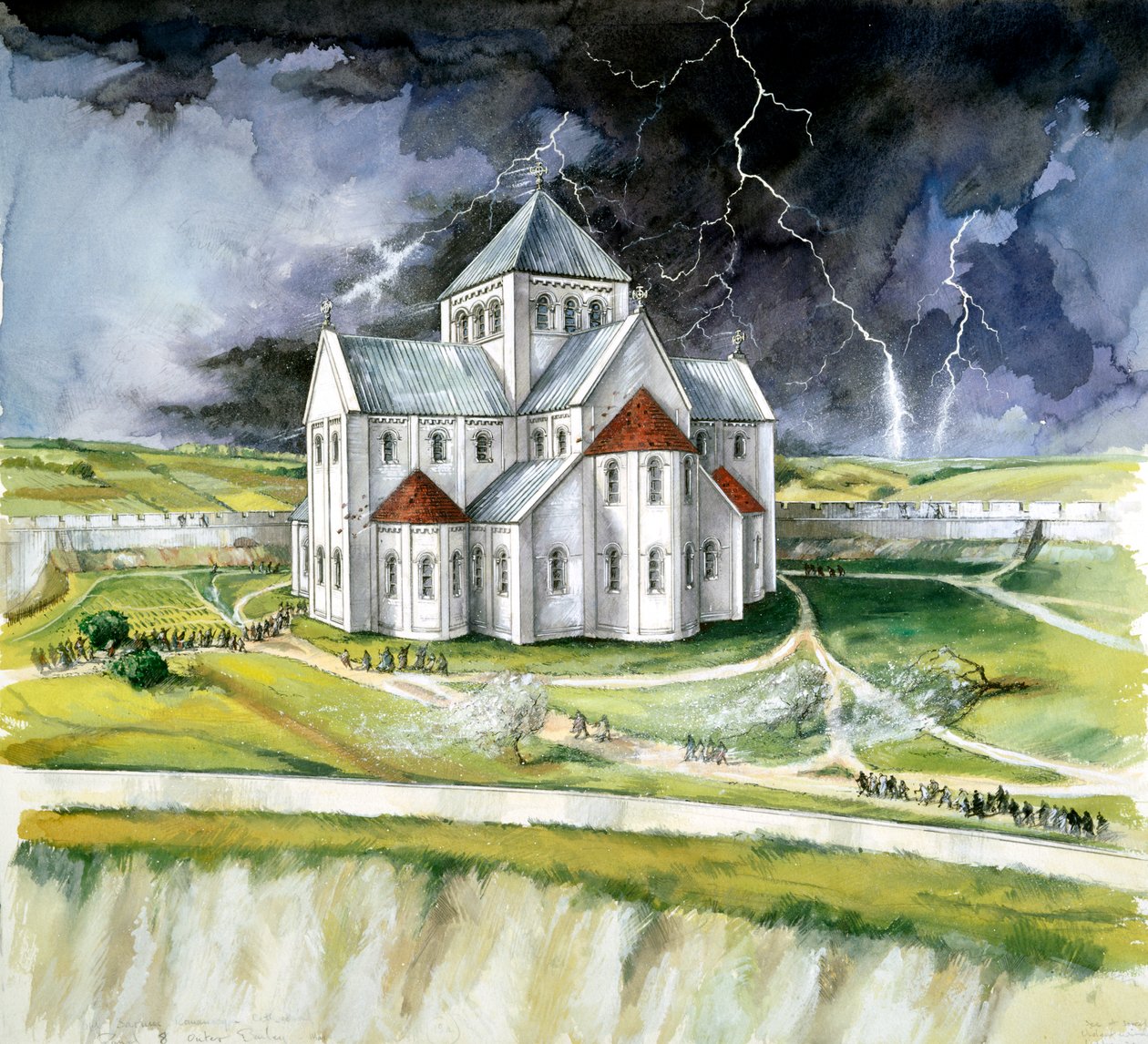 Old Sarum, 1092, c1990-2010 - Peter Dunn